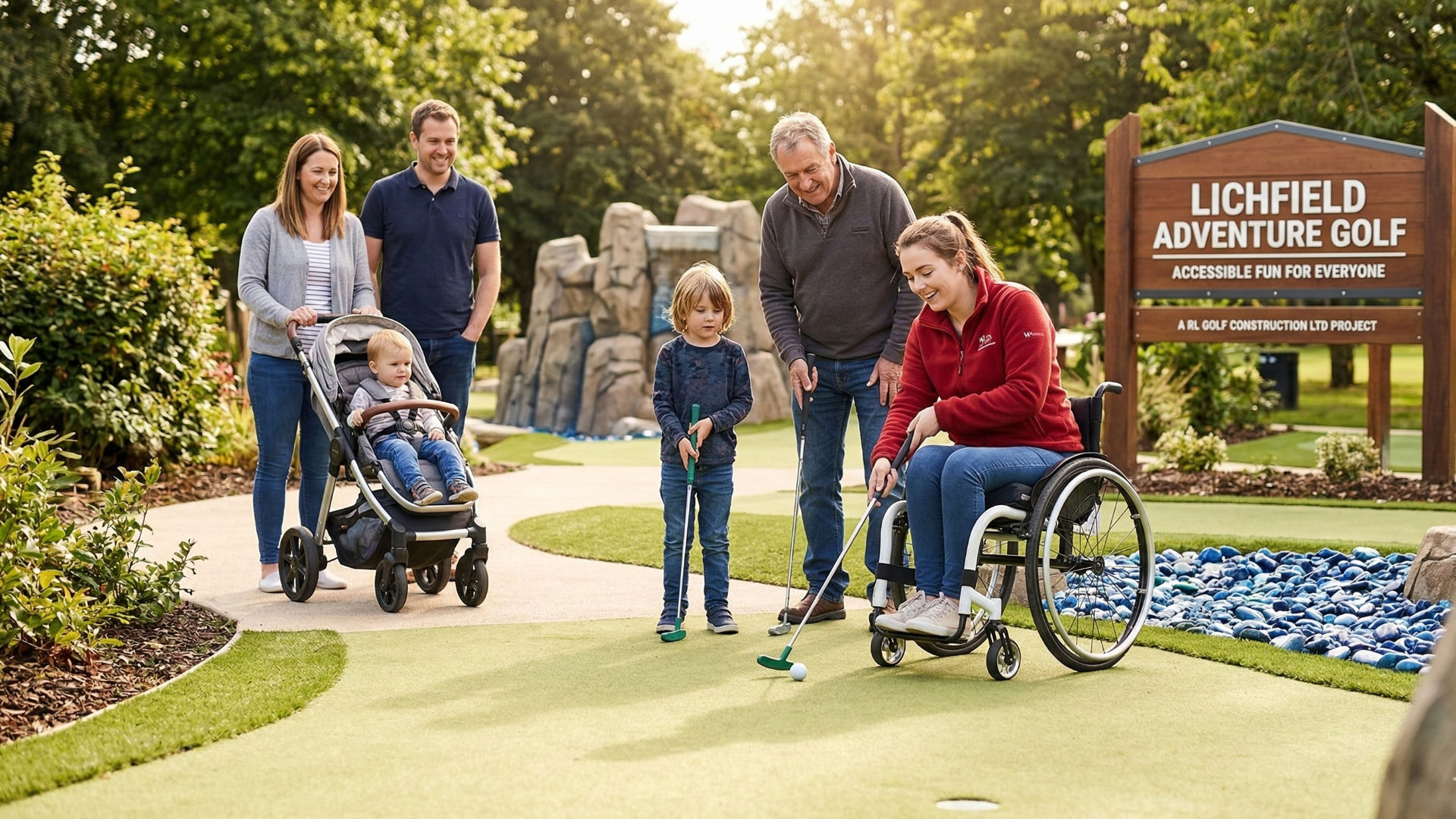 Accessible Adventure Golf by RL Golf Construction