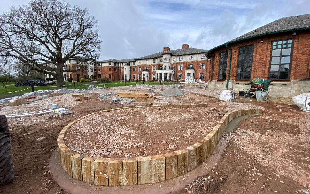 Work underway at Hilton Puckrup Hall